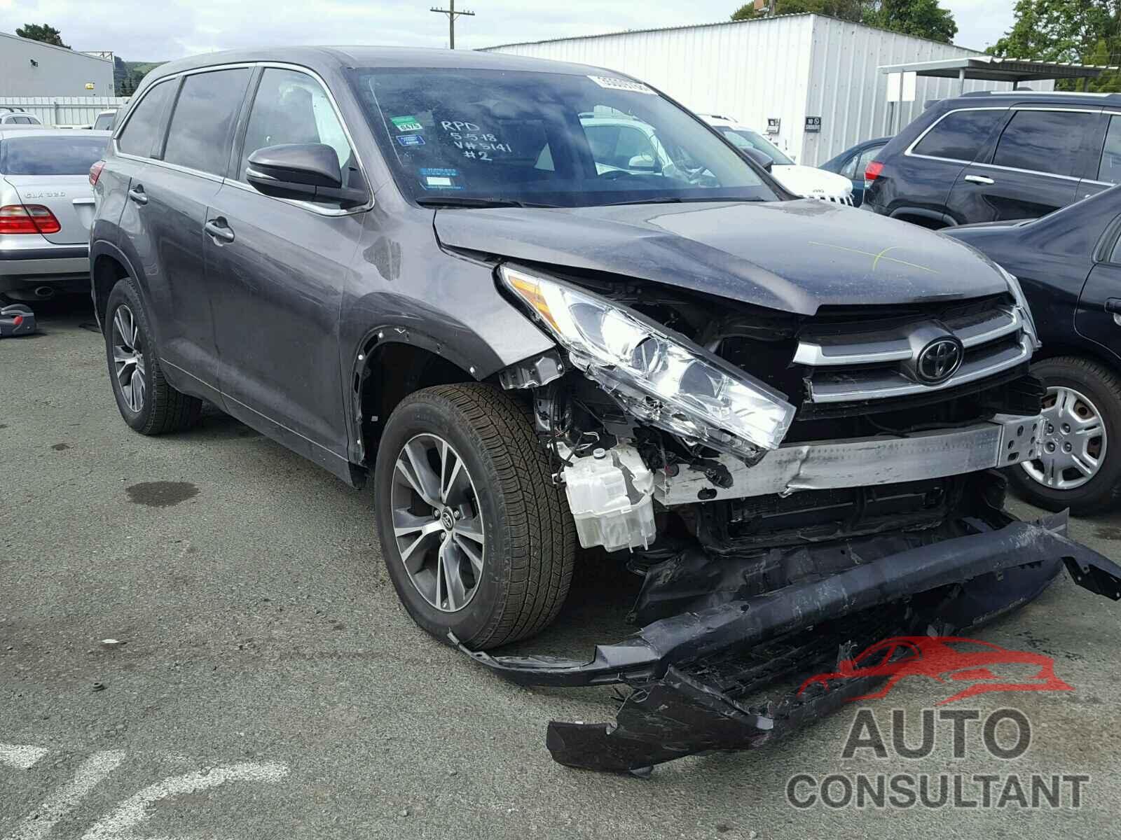 TOYOTA HIGHLANDER 2017 - 5TDZARFH0HS025141