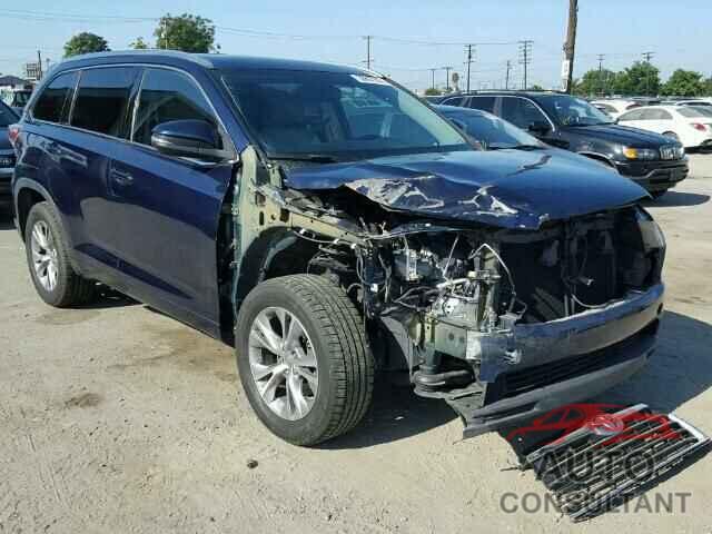 TOYOTA HIGHLANDER 2015 - 5TDKKRFH1FS089328