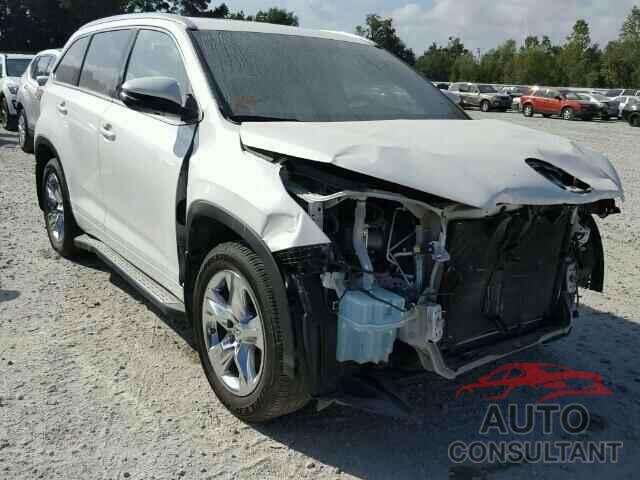 TOYOTA HIGHLANDER 2015 - 5TDYKRFHXFS075969