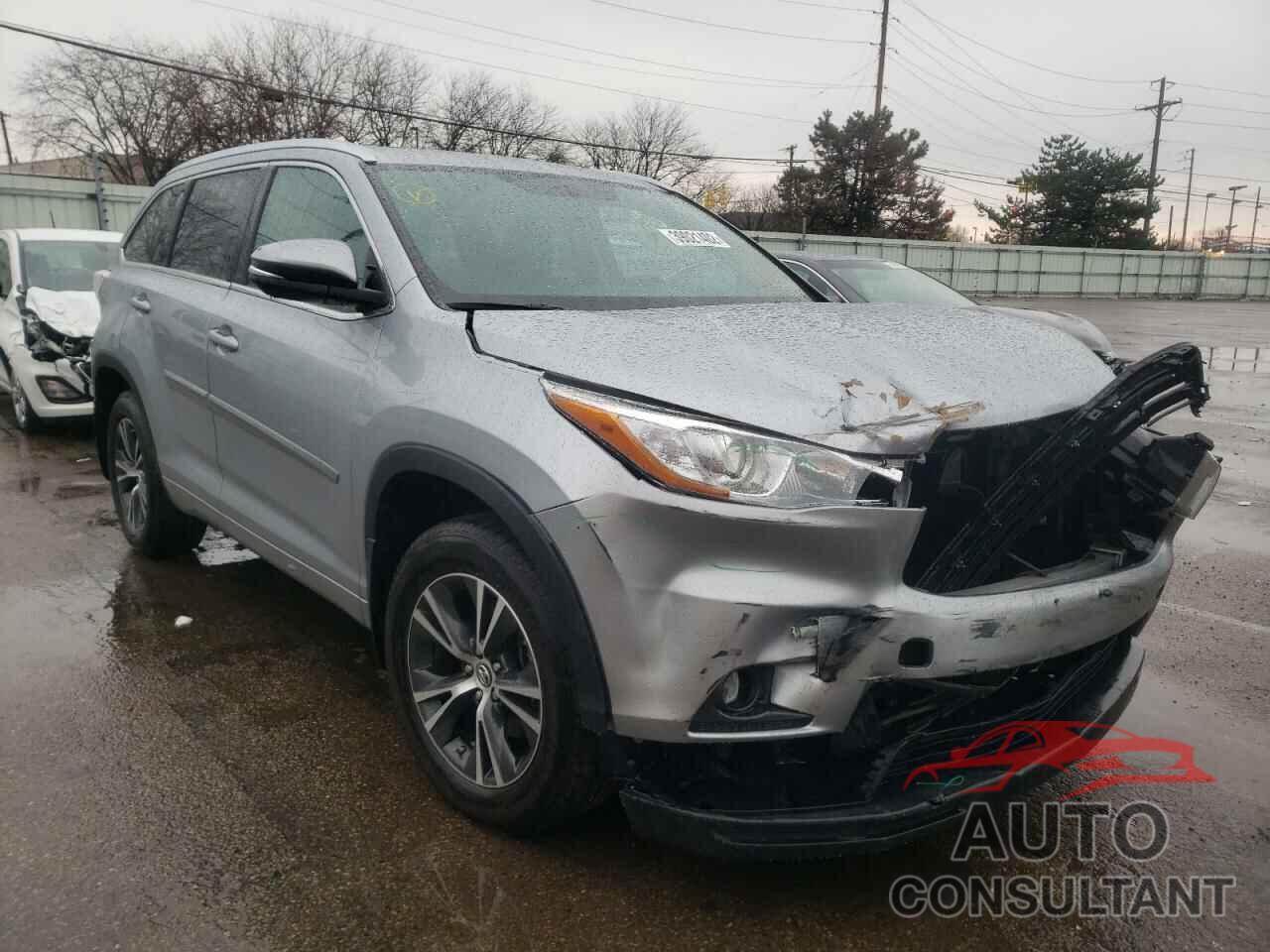 TOYOTA HIGHLANDER 2016 - 5TDJKRFH9GS230109
