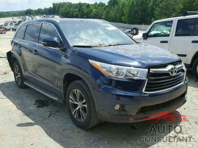 TOYOTA HIGHLANDER 2016 - 3TMAZ5CN5MM146654