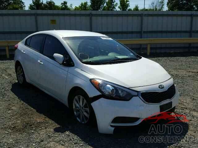 KIA FORTE 2016 - KNAFX4A62G5608760