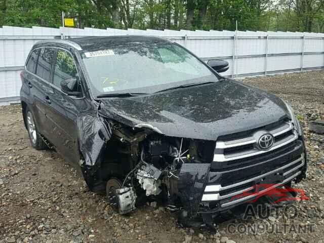 TOYOTA HIGHLANDER 2017 - 5TDDZRFH4HS398797