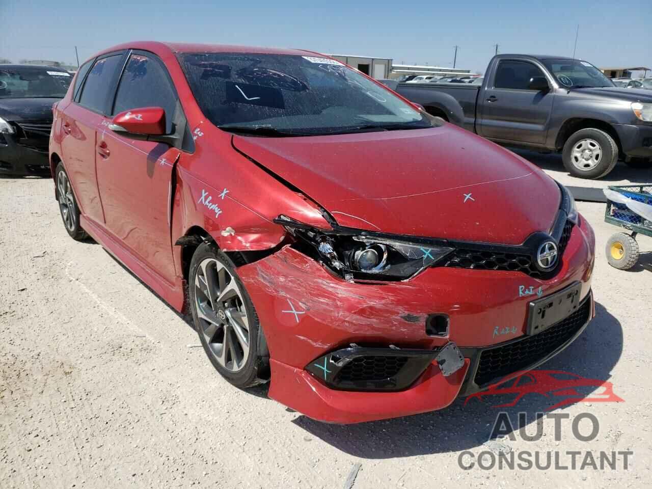 TOYOTA SCION 2016 - JTNKARJE3GJ514414