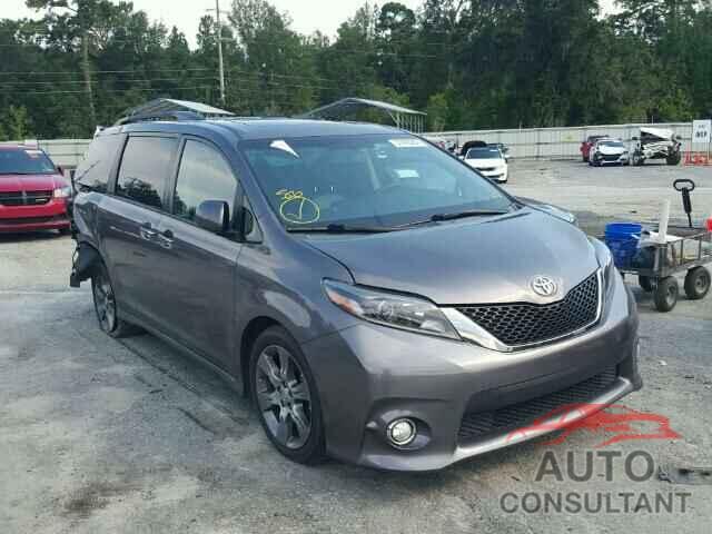 TOYOTA SIENNA 2015 - 5TDXK3DC2FS550367