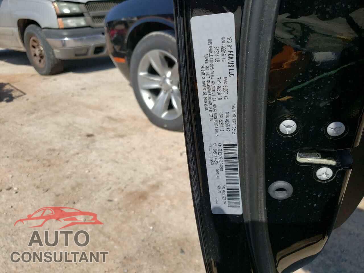 DODGE CHALLENGER 2019 - 2C3CDZAG4KH744298