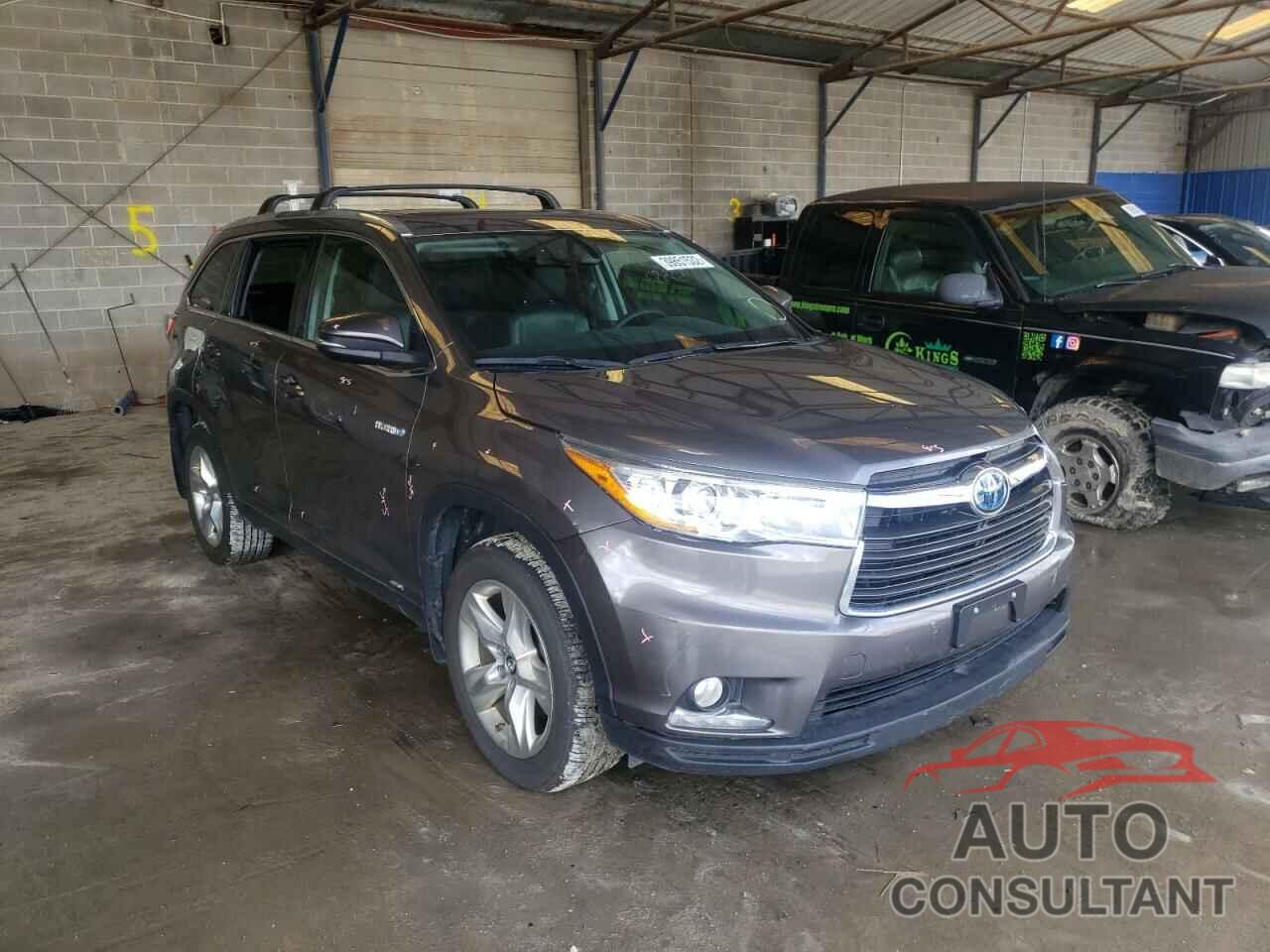 TOYOTA HIGHLANDER 2016 - 5TDDCRFH3GS019319