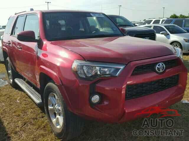 TOYOTA 4RUNNER 2015 - JTEZU5JR0F5085063