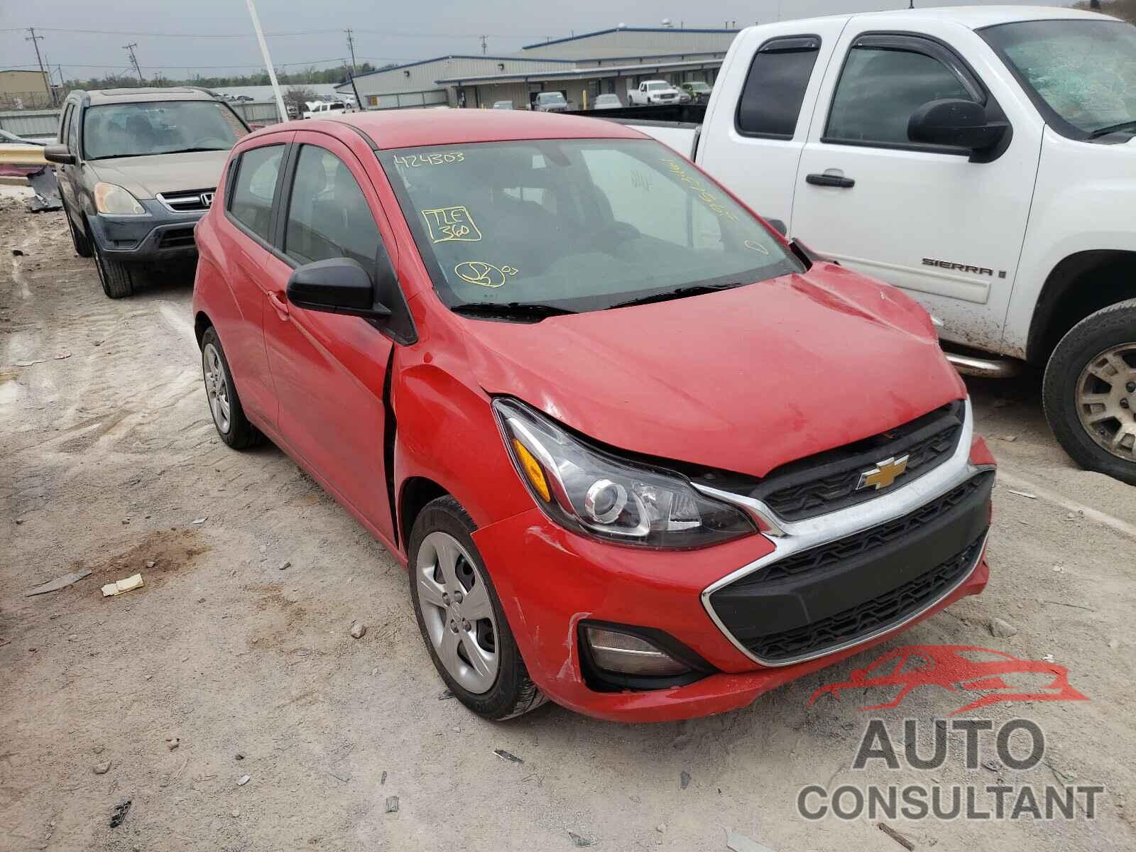 CHEVROLET SPARK 2020 - KL8CB6SA5LC424303