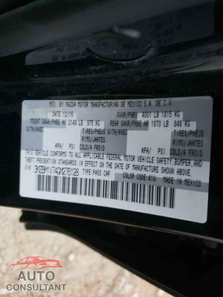 MAZDA 3 2016 - 2T3W1RFV6LC045010