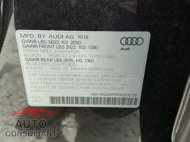 AUDI Q5 2015 - WA1DGAFP0FA053236