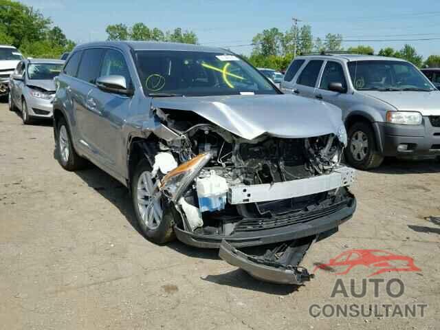 TOYOTA HIGHLANDER 2015 - 5TDBKRFH6FS154349
