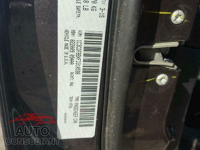 DODGE DART 2015 - 1C3CDFBBXFD310598