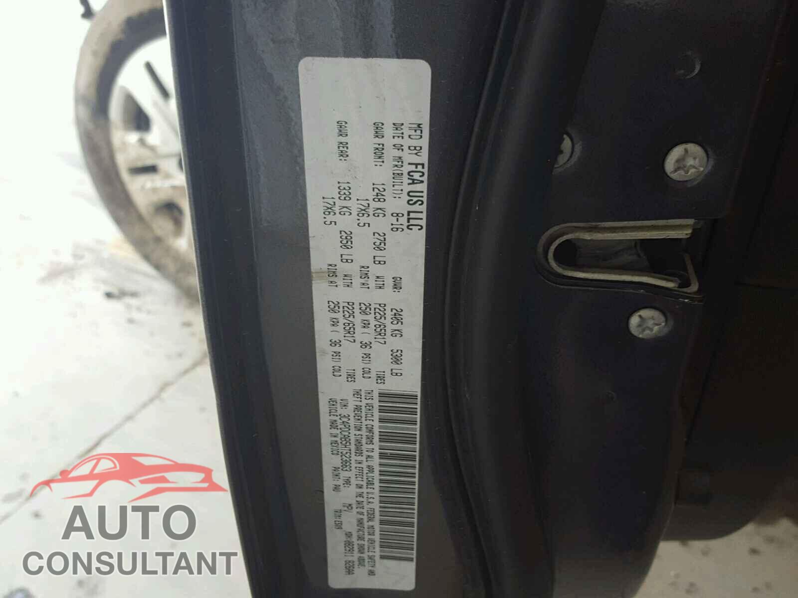 DODGE JOURNEY 2017 - 3C4PDCAB5HT523663
