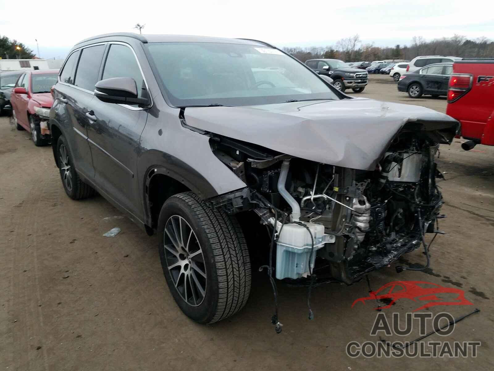 TOYOTA HIGHLANDER 2017 - 5TDJZRFH5HS387231