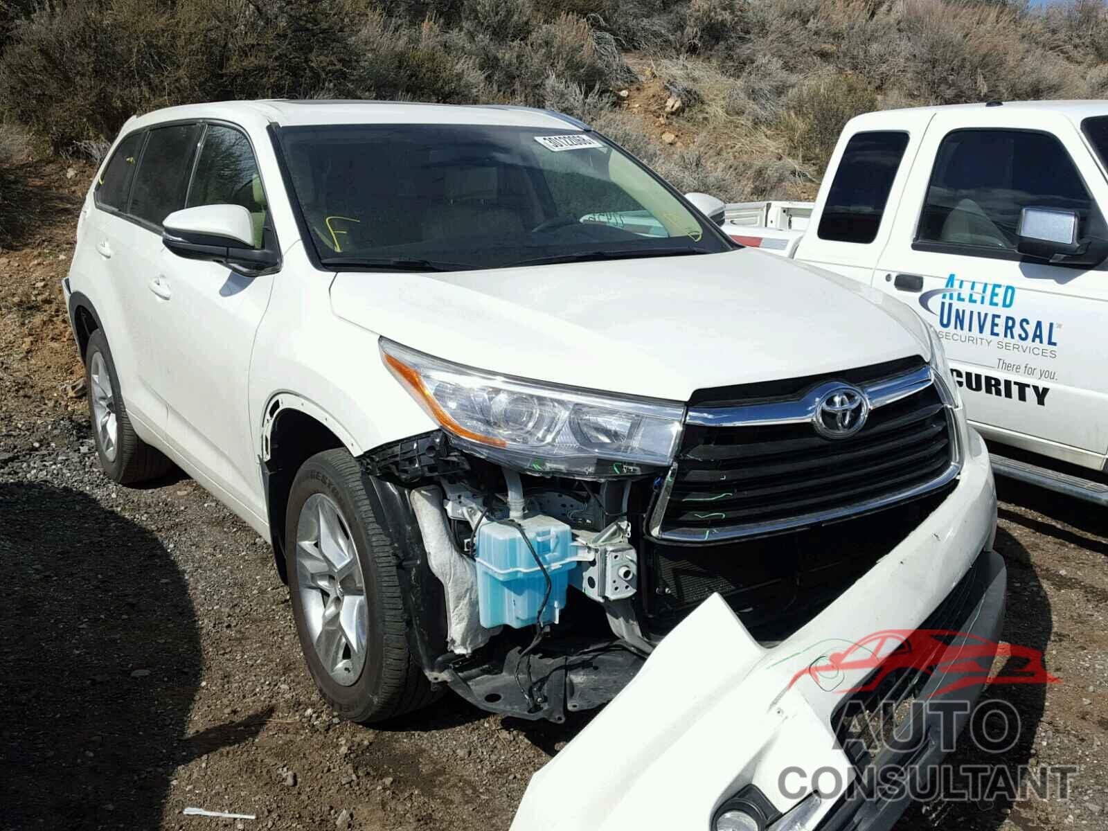 TOYOTA HIGHLANDER 2016 - 5TDDKRFH6GS239430