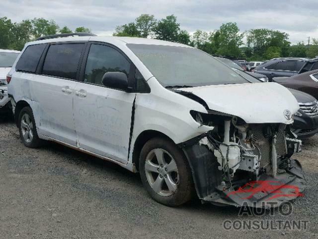 TOYOTA SIENNA 2016 - 5TDKK3DC9GS717769