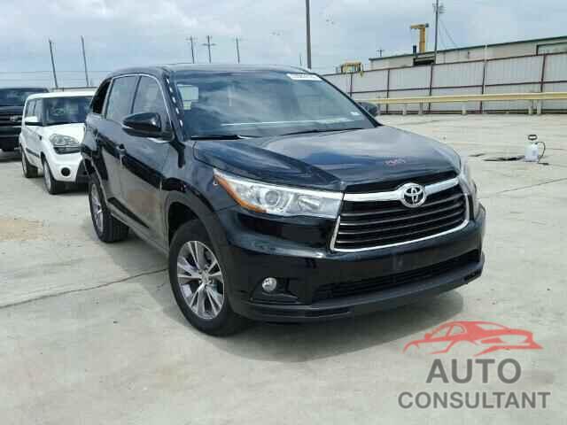 TOYOTA HIGHLANDER 2015 - 5TDKKRFH1FS084663