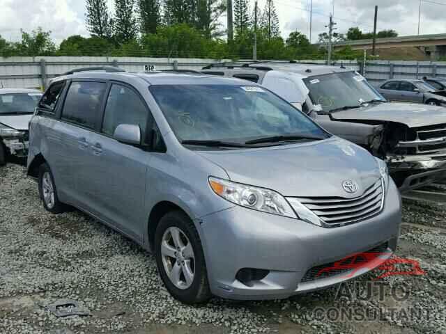 TOYOTA SIENNA 2016 - 5TDKK3DC1GS709469