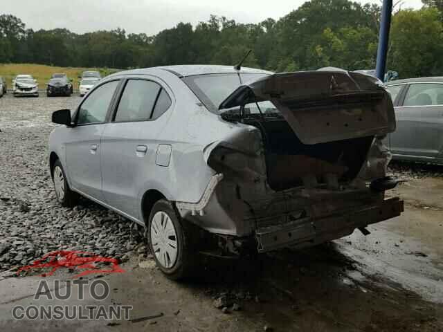 MITSUBISHI MIRAGE 2017 - ML32F3FJ7HH003969