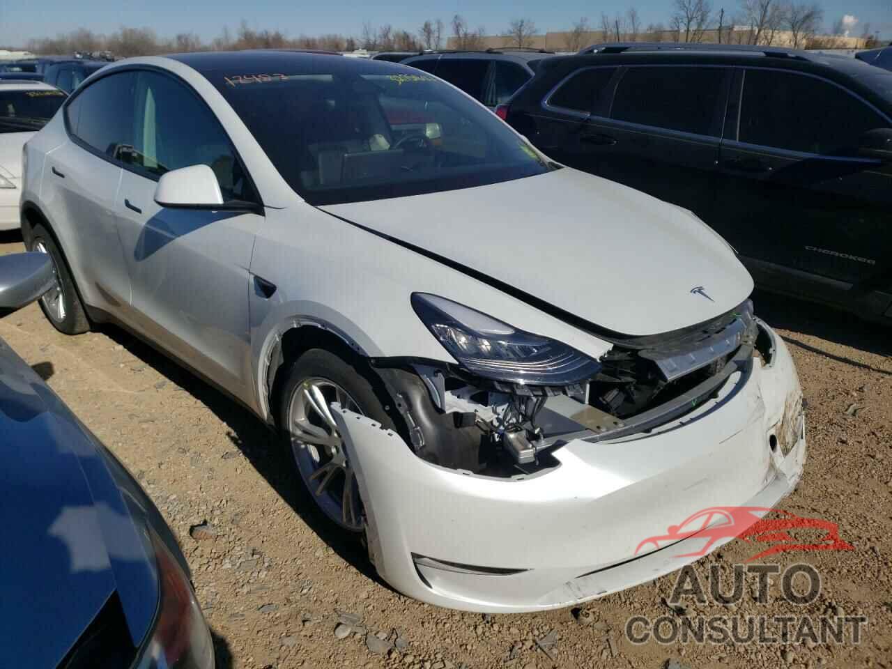 TESLA MODEL Y 2021 - 5YJYGDEE1MF122304