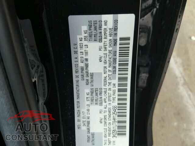 MAZDA 3 2017 - 3MZBN1U78HM125468