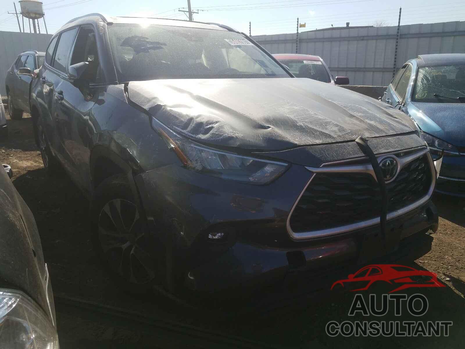 TOYOTA HIGHLANDER 2020 - 5TDGZRBH9LS011396