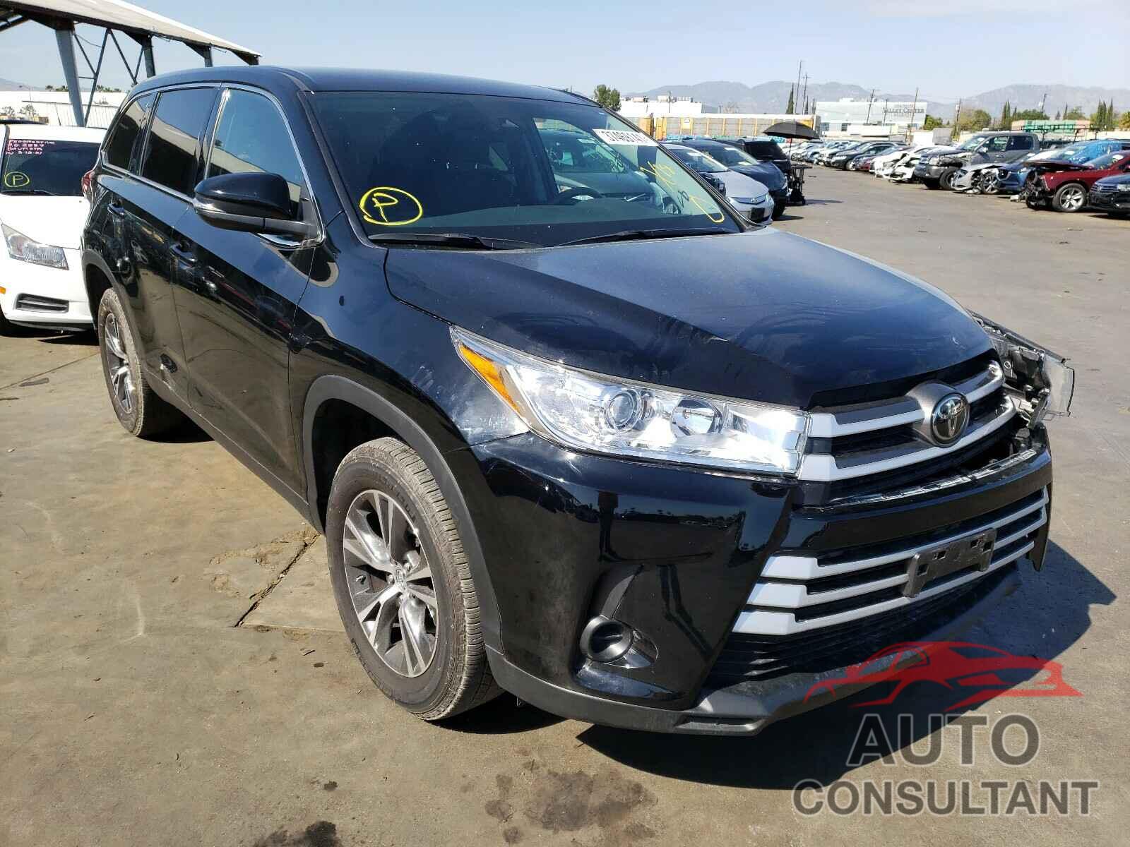 TOYOTA HIGHLANDER 2019 - 5TDZARFH1KS055773