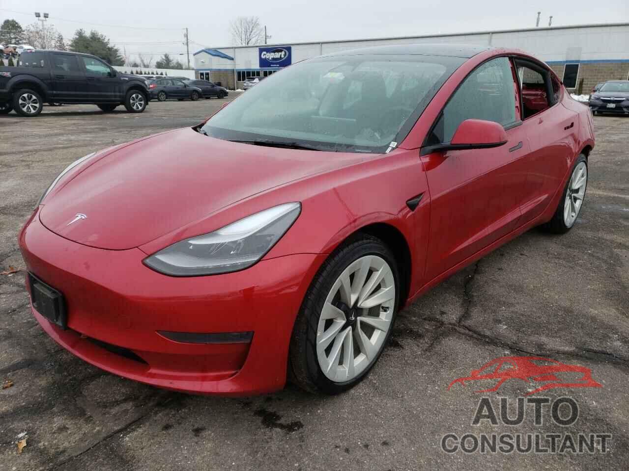 TESLA MODEL 3 2022 - 5YJ3E1EA3NF186325