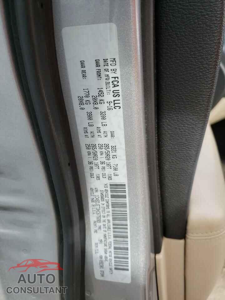 DODGE DURANGO 2017 - 1C4SDJET3HC675289