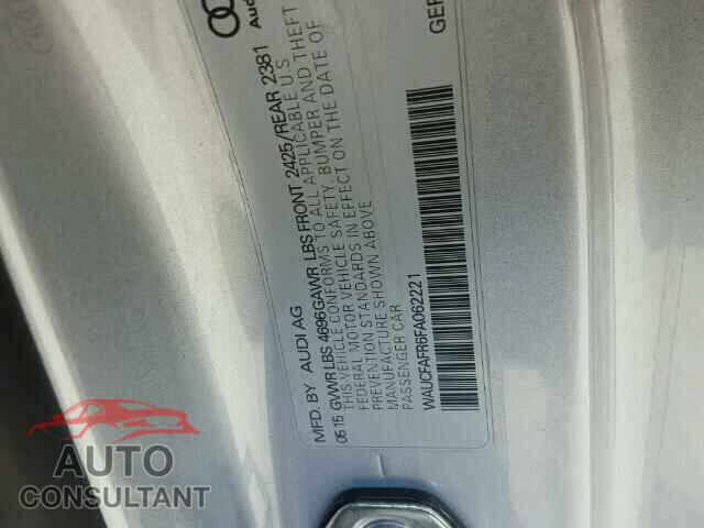 AUDI A5 2015 - WAUCFAFR6FA062221