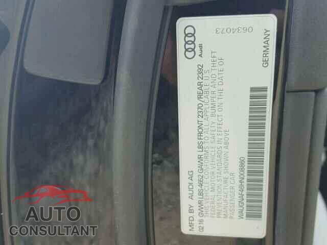 AUDI A4 2017 - 4T1BF1FK6GU139232