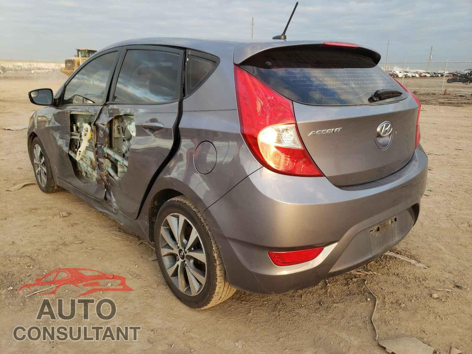 HYUNDAI ACCENT 2016 - KMHCU5AE6GU257526
