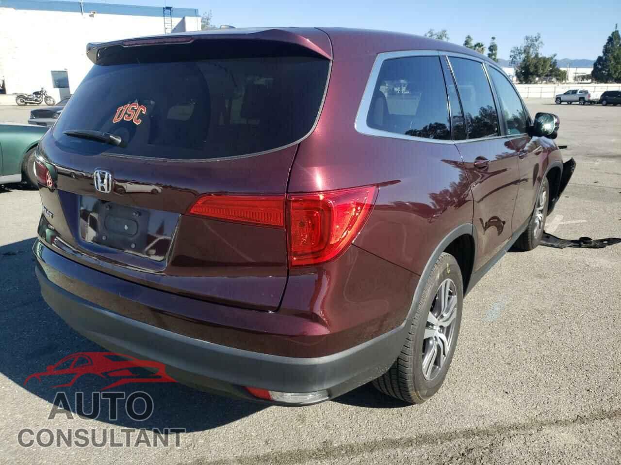 HONDA PILOT 2017 - 5TDJZRFH5JS561157