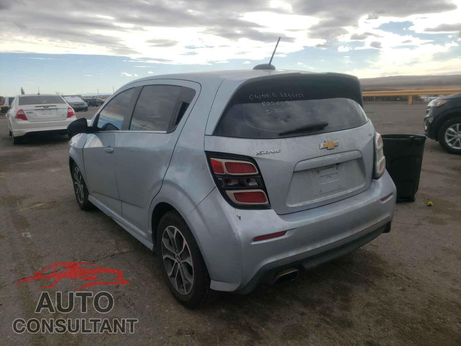 CHEVROLET SONIC 2017 - 1G1JD6SH7H4113116