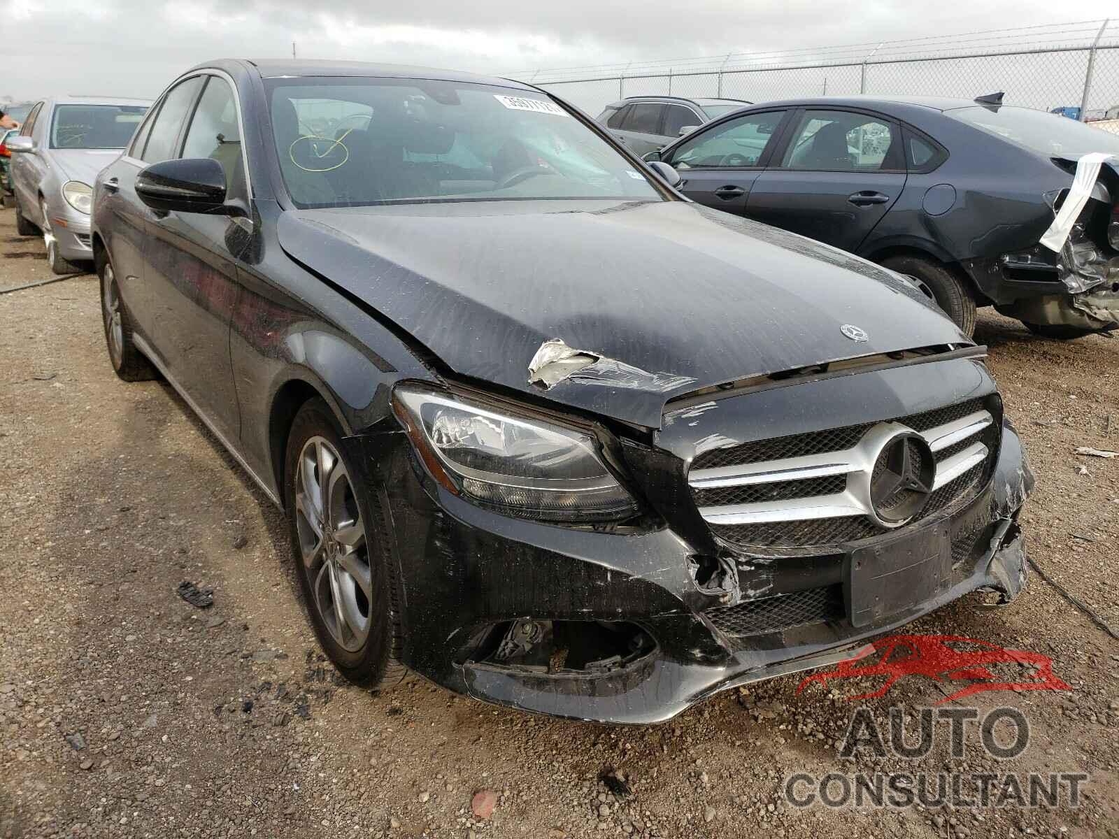 MERCEDES-BENZ C CLASS 2018 - WDDWF4JB9JR390017