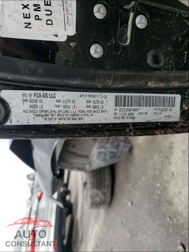 DODGE CHALLENGER 2019 - 2C3CDZAG9KH560877