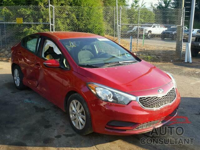 KIA FORTE 2016 - KNAFX4A62G5477216
