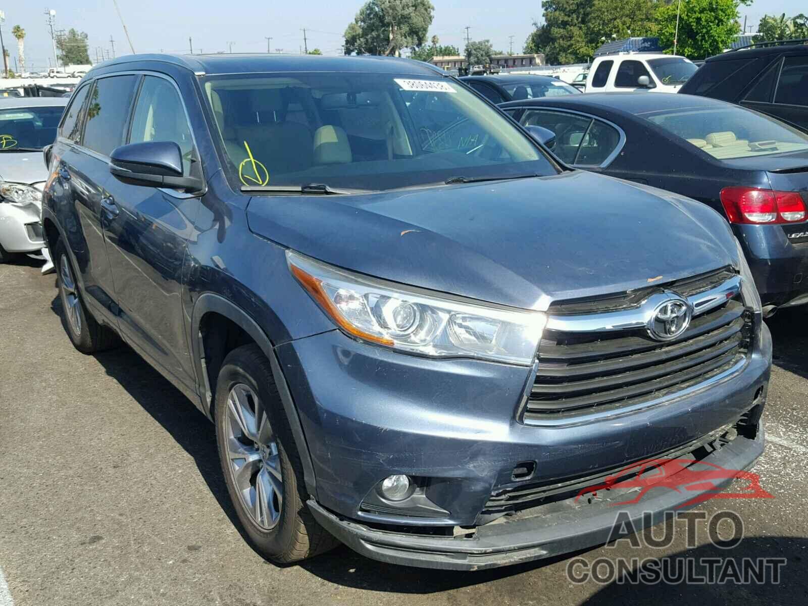 TOYOTA HIGHLANDER 2015 - 5TDKKRFH6FS080303