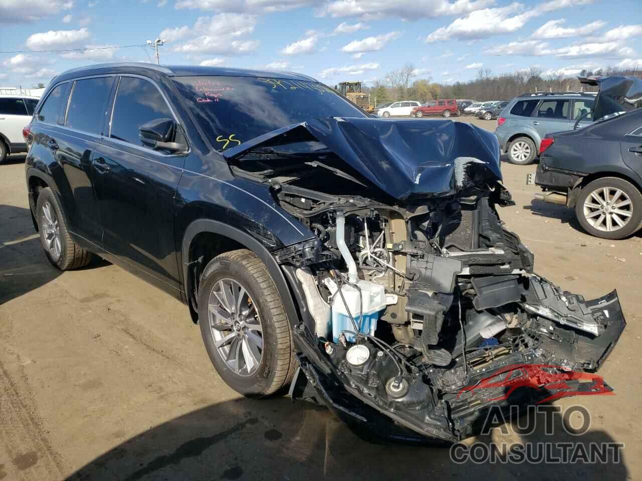 TOYOTA HIGHLANDER 2017 - 5TDJZRFH3HS468793