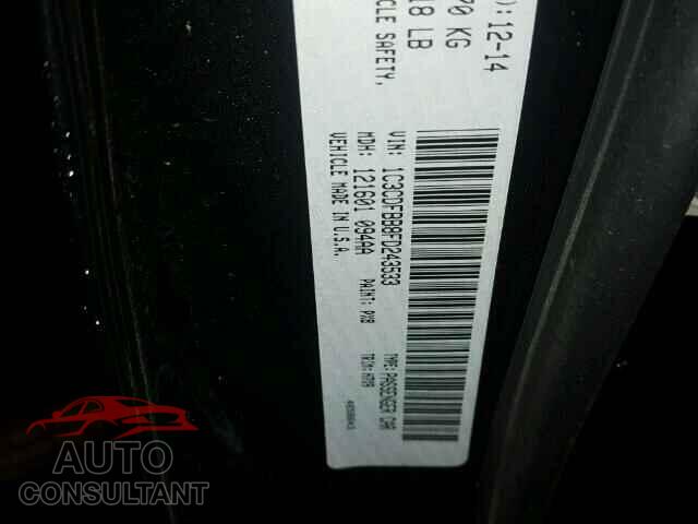 DODGE DART 2015 - 1C3CDFBB8FD243533
