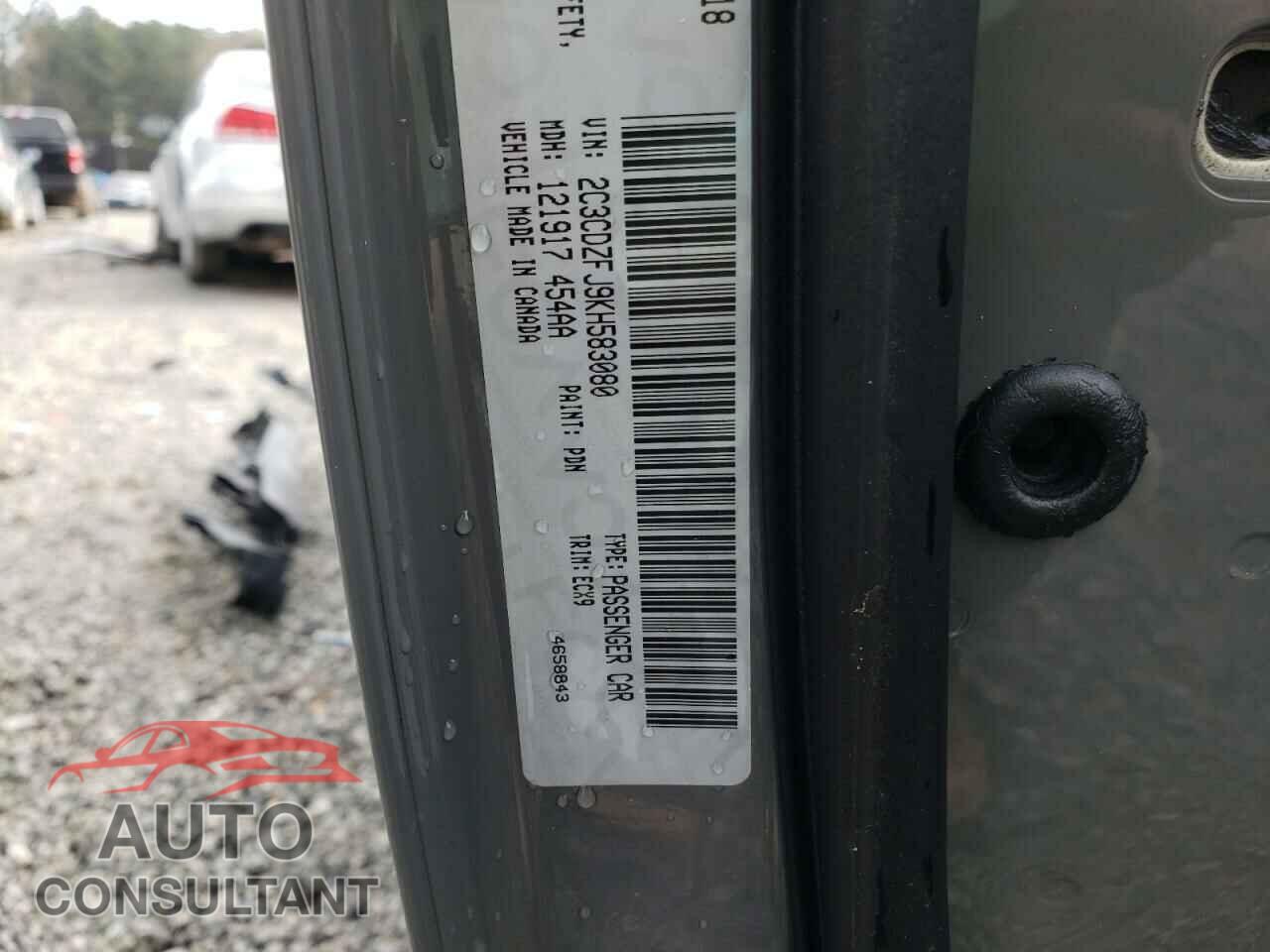 DODGE CHALLENGER 2019 - 2C3CDZFJ9KH583080