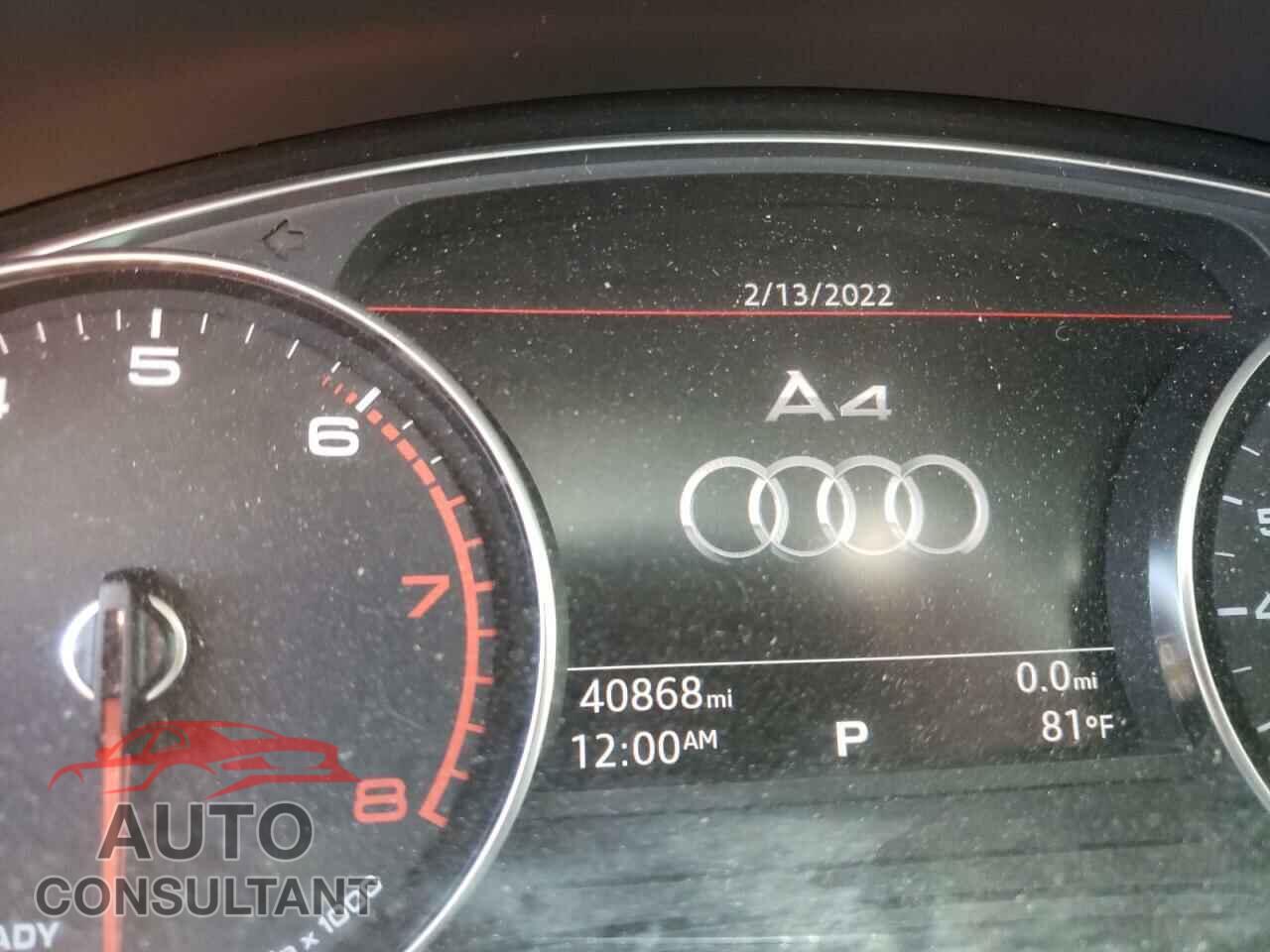 AUDI A4 2017 - WAUGMAF46HN044034