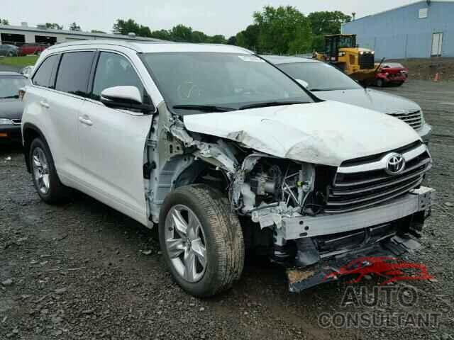 TOYOTA HIGHLANDER 2016 - 5TDDKRFH2GS323129