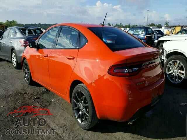 DODGE DART 2015 - 1C3CDFBB3FD404483
