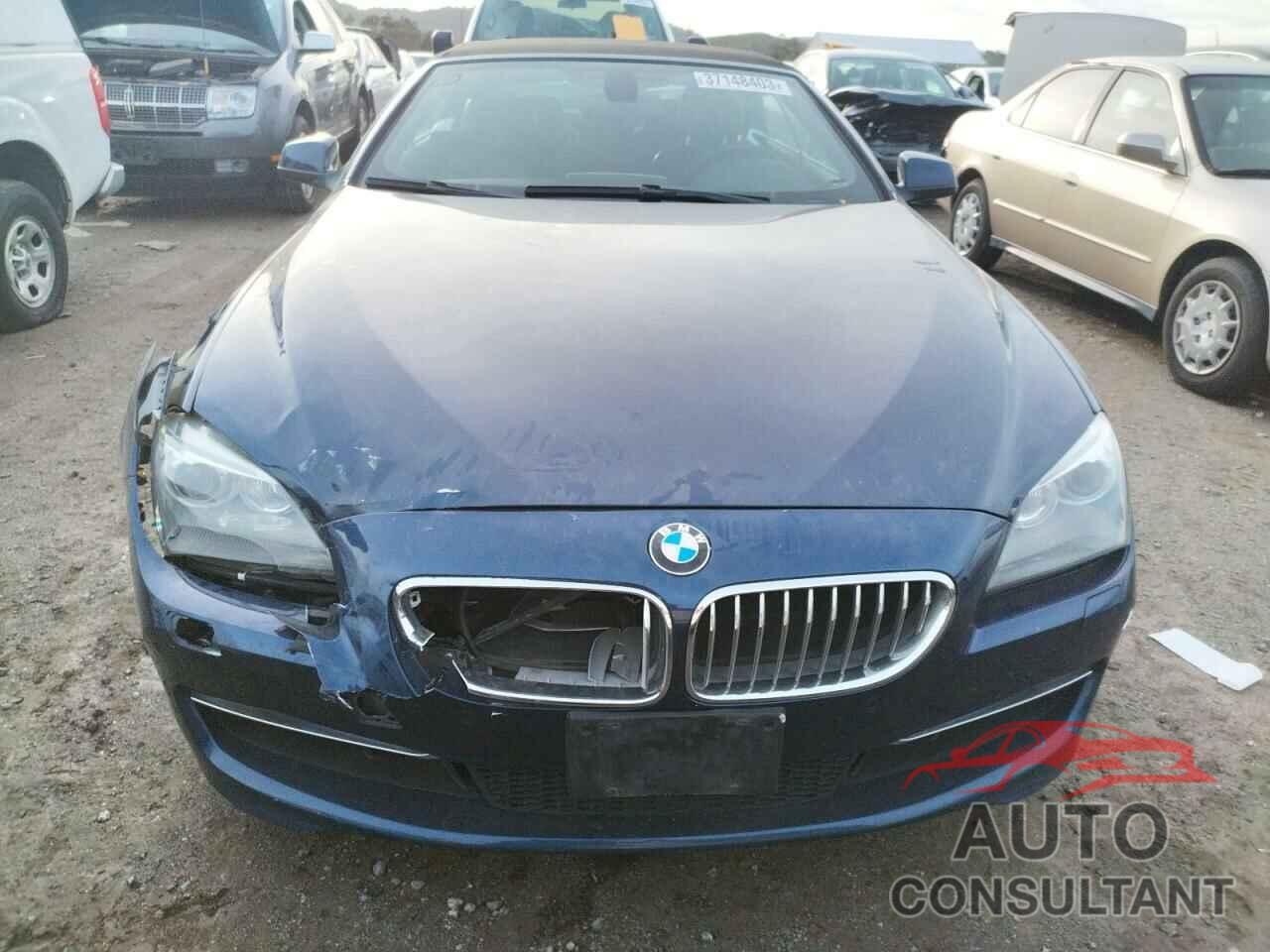 BMW 6 SERIES 2012 - WBALZ3C58CDL70215