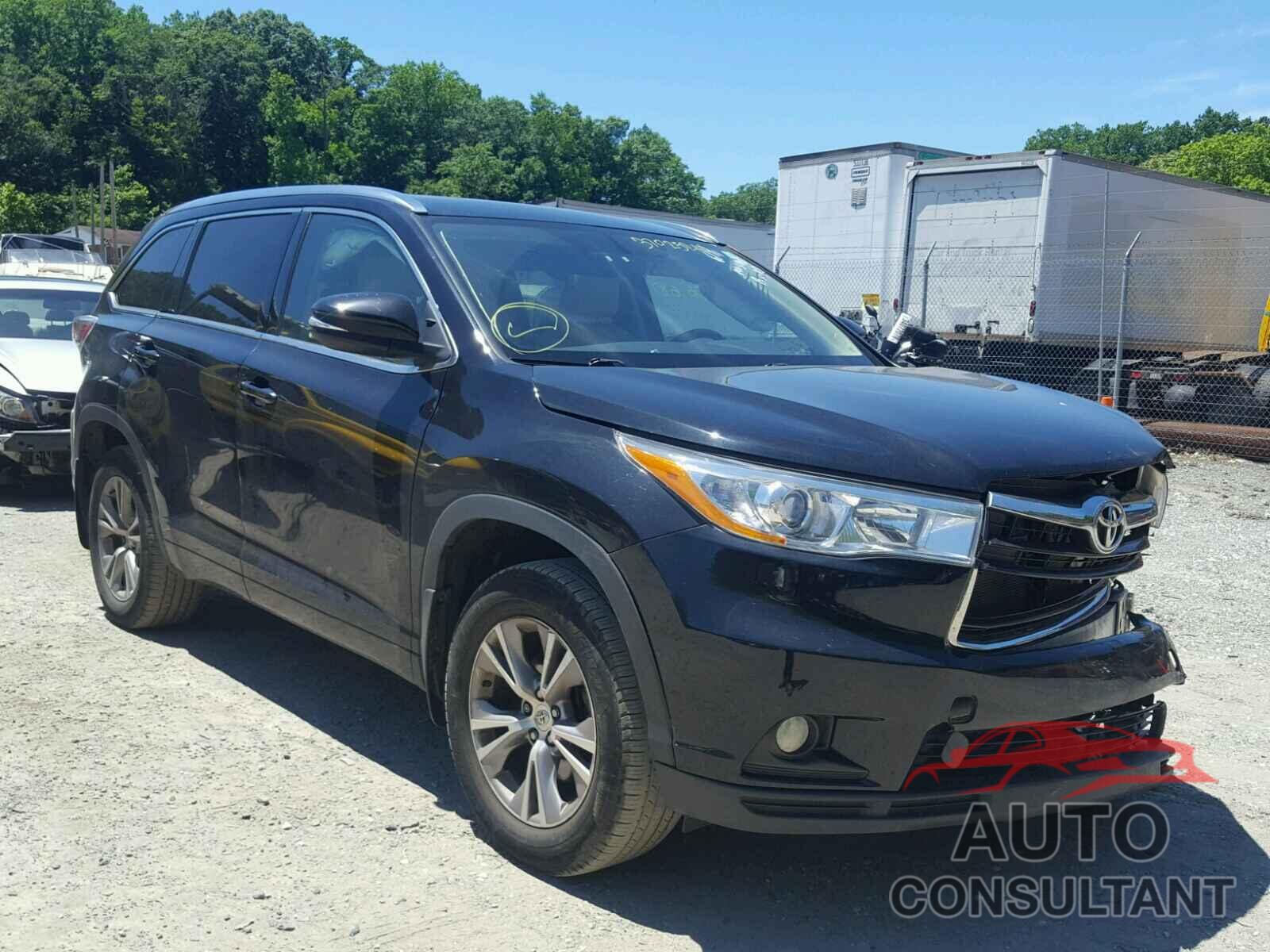 TOYOTA HIGHLANDER 2015 - 5TDJKRFH5FS205156