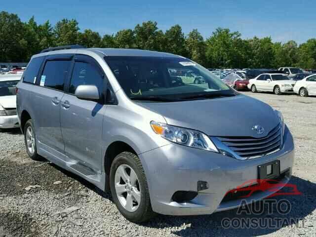 TOYOTA SIENNA 2016 - 5TDKK3DC7GS702509