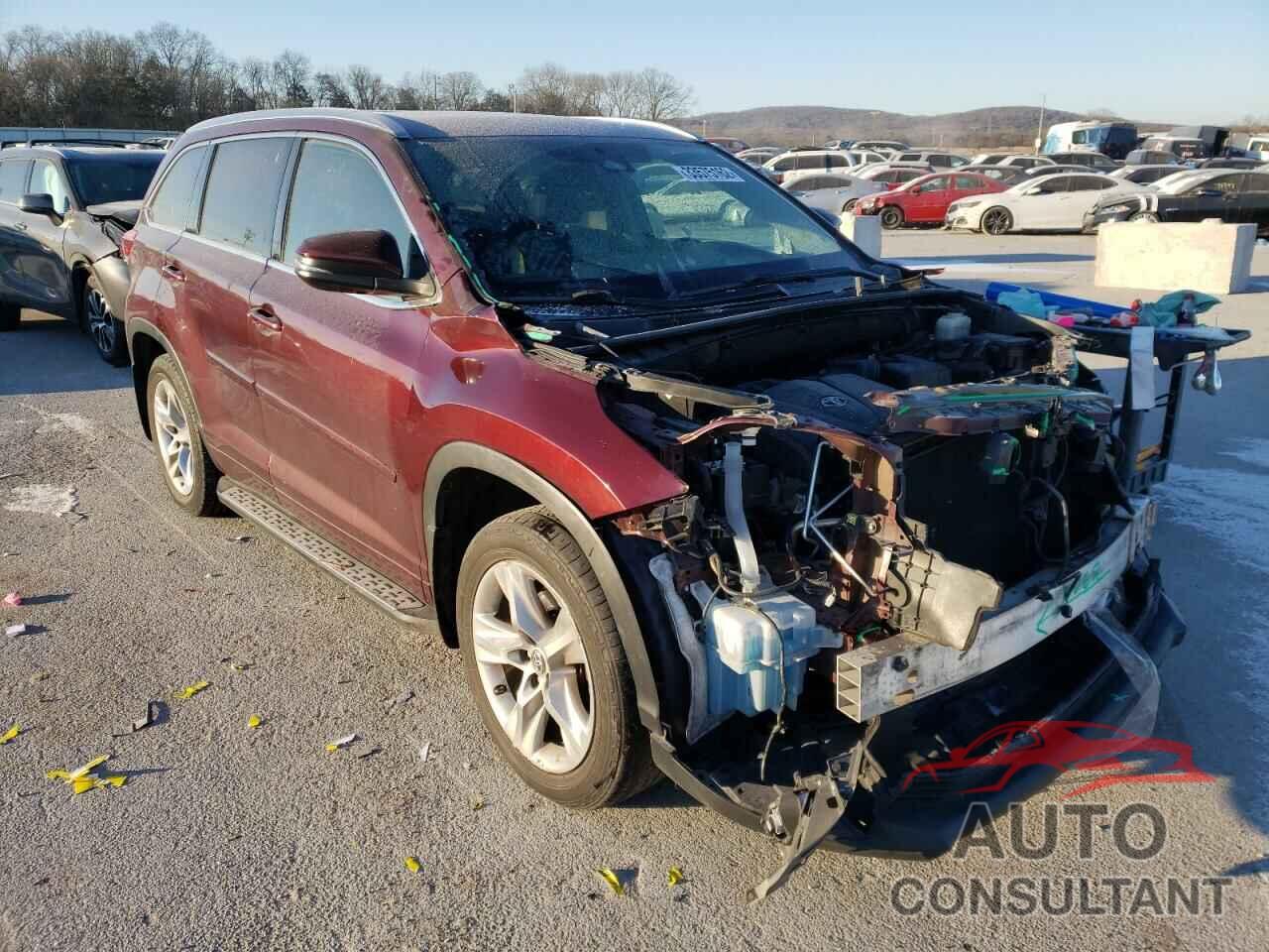 TOYOTA HIGHLANDER 2017 - 5TDDZRFH3HS369873