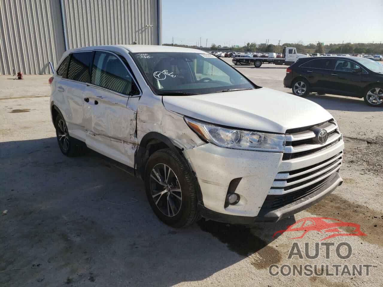 TOYOTA HIGHLANDER 2019 - 5TDZZRFH7KS318857